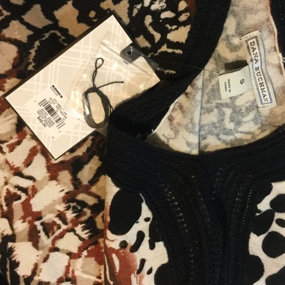 Dana Buchman Resort Breeze Animal Print Top - Picture 4 of 4